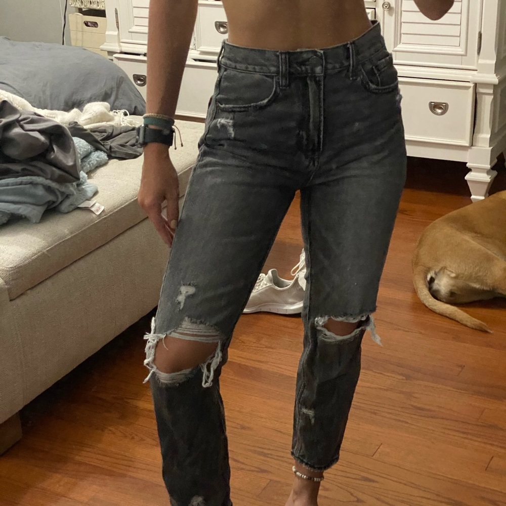 American eagle mom jeans